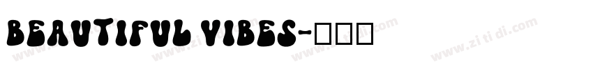 Beautiful Vibes字体转换